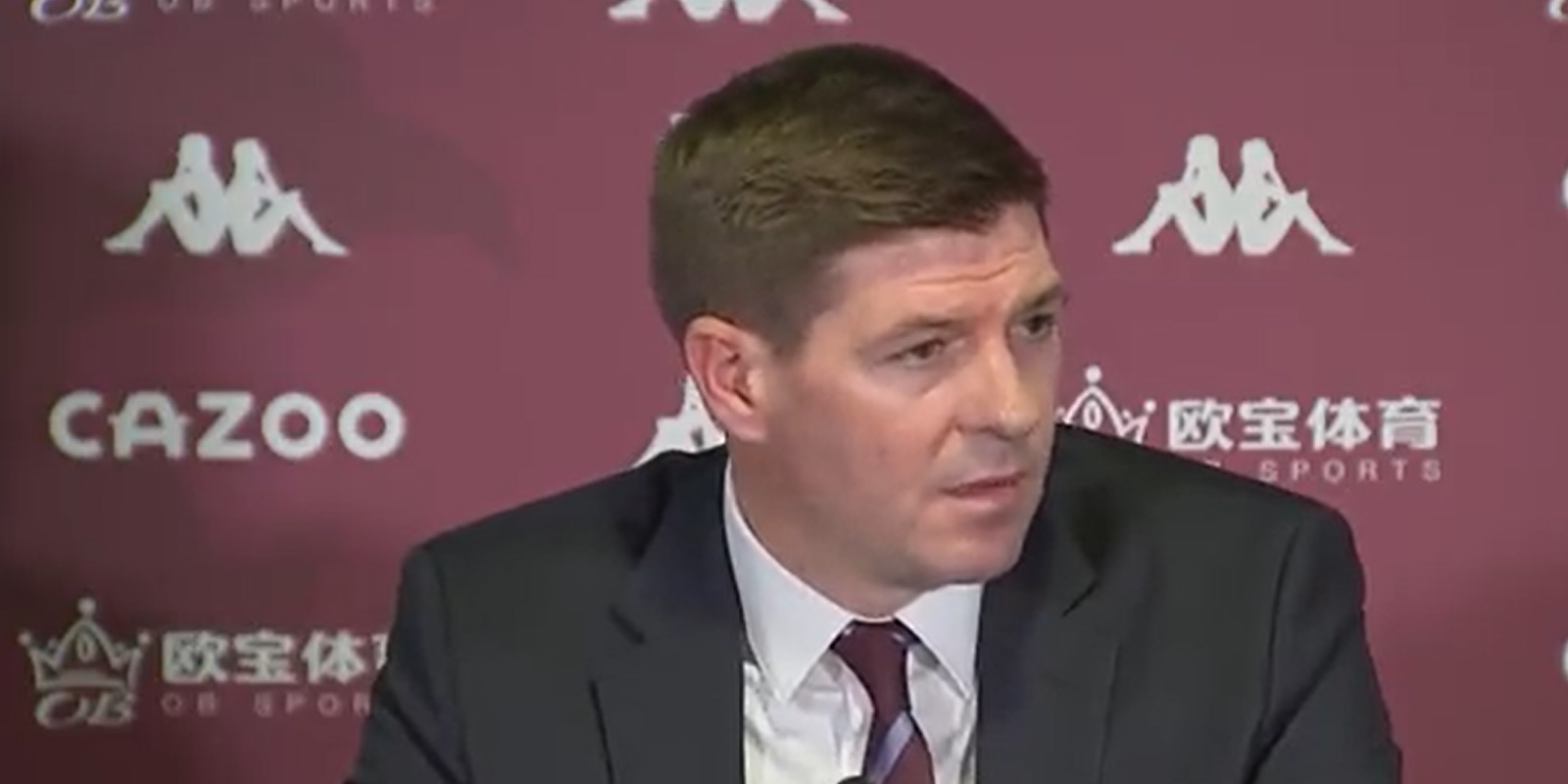 Gerrard puts a reporter in his place over ‘very unfair’ Liverpool comment