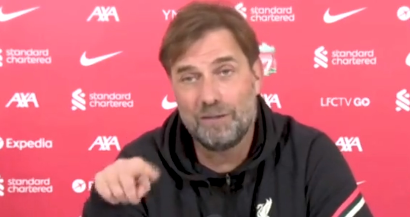 ‘Wow’ – Bemused Jurgen Klopp amazed by reporter’s ridiculous line of questioning over Liverpool future