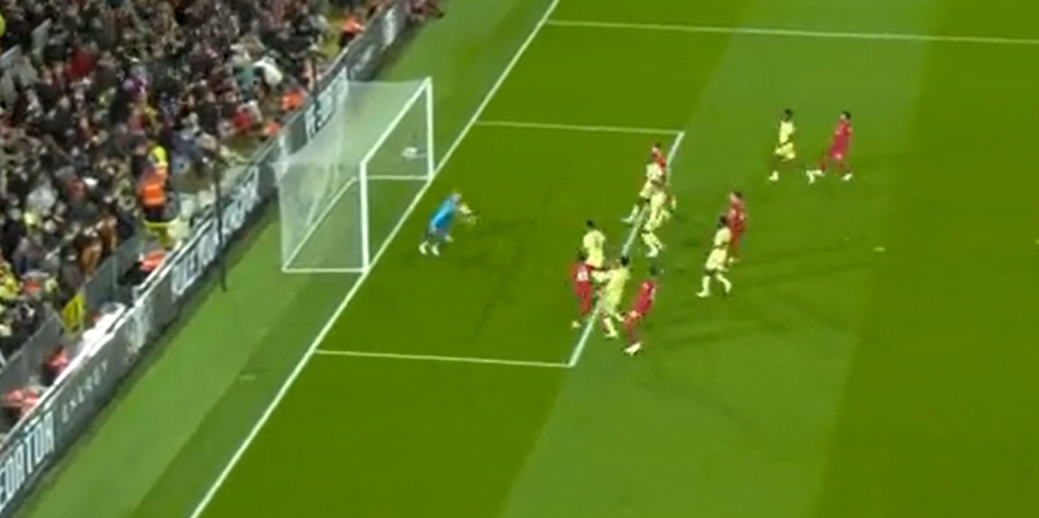 (Video) Mane fires Liverpool ahead following explosive row between Klopp & Arteta