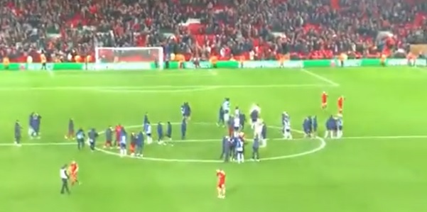 (Video) Tyler Morton handed standing ovation from the Kop following Champions League debut