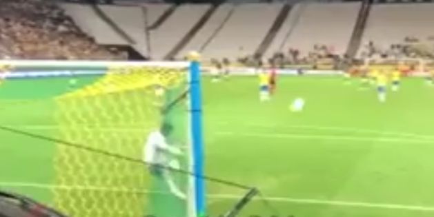 (Video) ‘Ooooh handsome!’ – Brazil supporters have complementary chant for Alisson whilst he stars on international duty