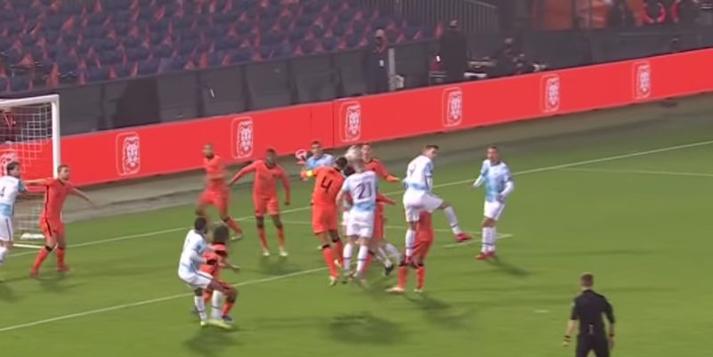 (Video) Virgil van Dijk with a crucial header that leads Netherlands to important second goal for World Cup qualification