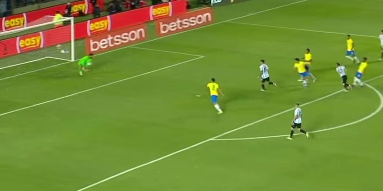 (Video) Alisson saves Lionel Messi’s shot as he keeps another clean sheet on international duty with Brazil
