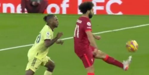 (Video) Liverpool fans will want to watch Mo Salah’s ridiculous first touch against Arsenal on a loop