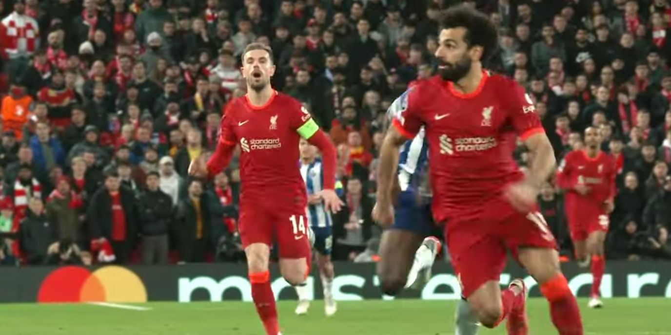 (Video) Watch Jordan Henderson and Mo Salah’s perfect communication for the second goal in behind-the-scenes angle