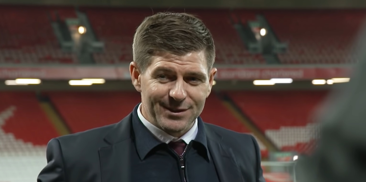 (Video) Steven Gerrard admits some of his family avoided Anfield & Villa clash for fear of another major blowout