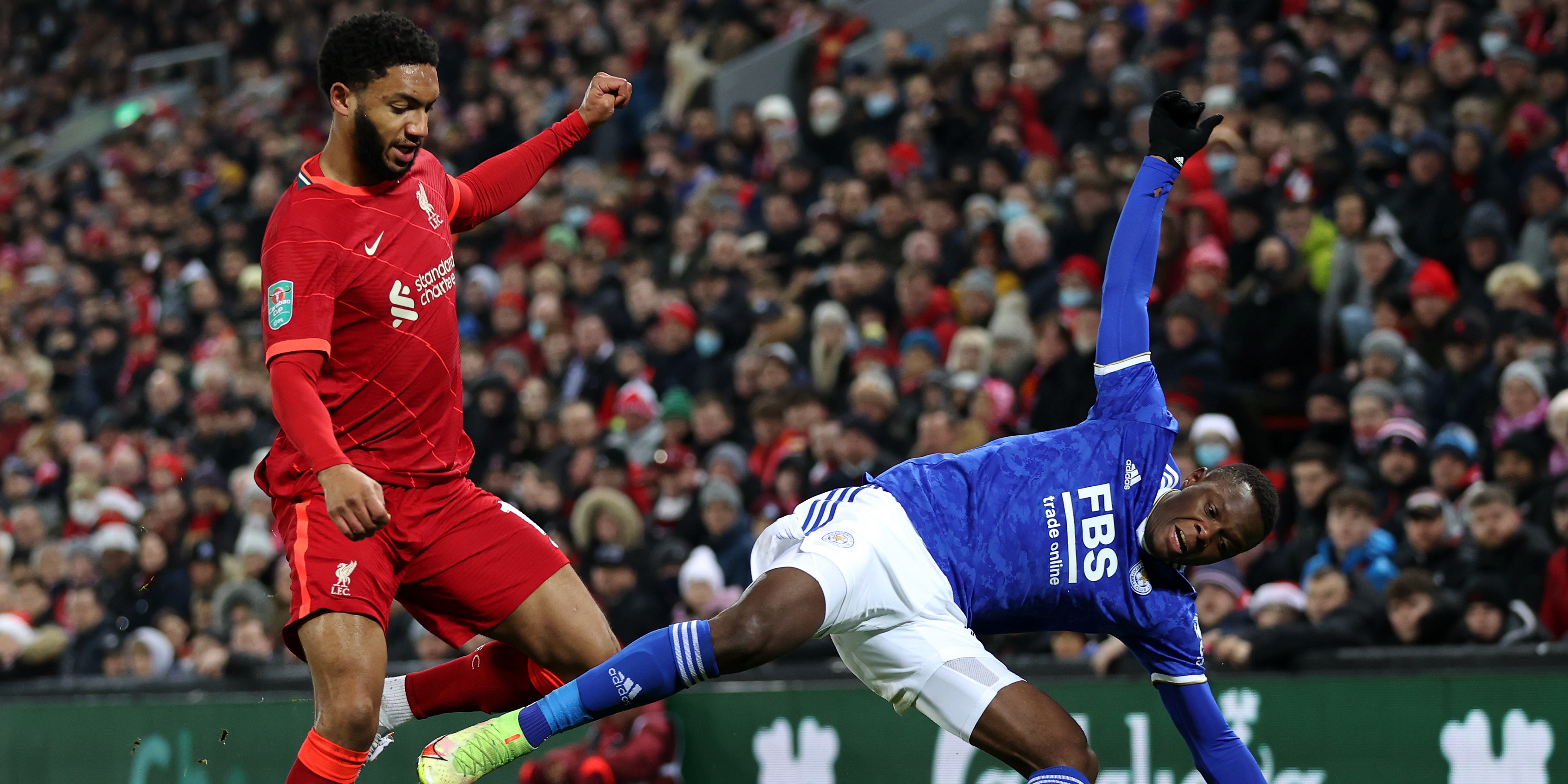 ‘Like Chuckle Brothers’ – These Liverpool fans blast 24-year-old star’s ‘comical’ first-half performance as Reds 3-1 down v Foxes