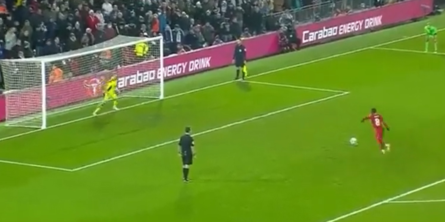 (Video) Watch Naby Keita’s perfectly-taken penalty to help Reds on their way to dramatic League Cup win