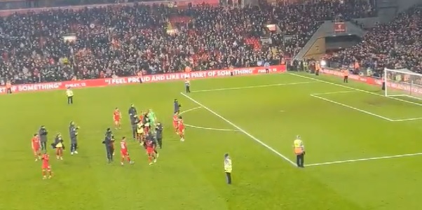 (Video) Klopp brings out classic fist-pump celebration after Liverpool emerge victorious from thrilling league cup clash
