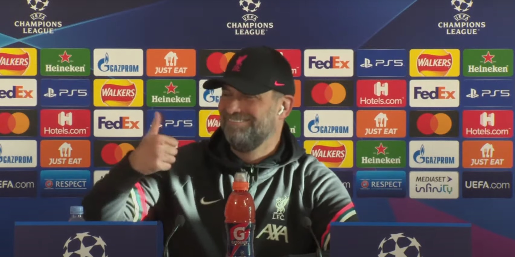 (Video) Klopp’s hilarious five-word response to Ibrahimovic question in pre-AC Milan presser