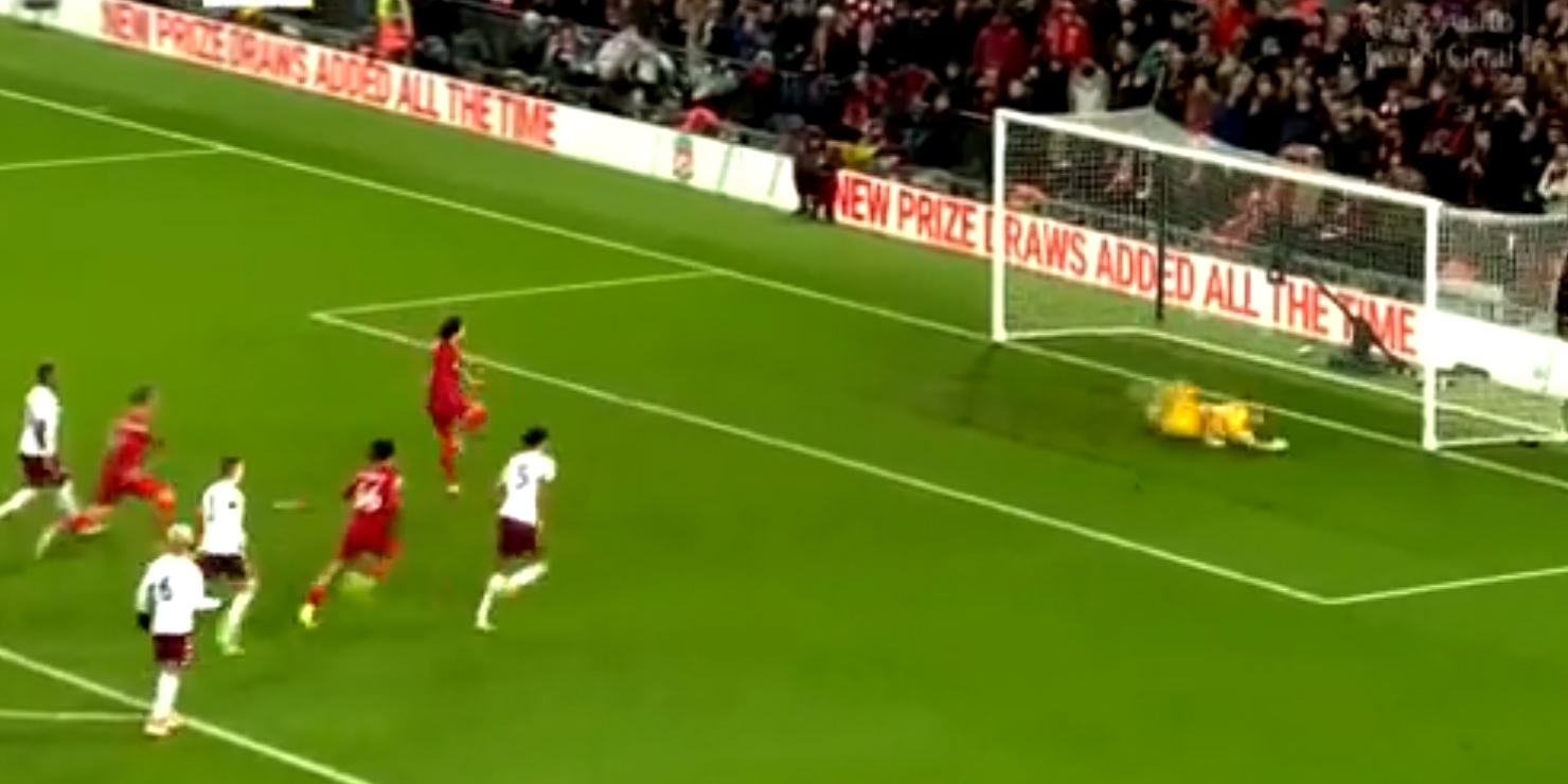 (Video) Salah wins and scores penalty from superb dribble to break the deadlock at Anfield