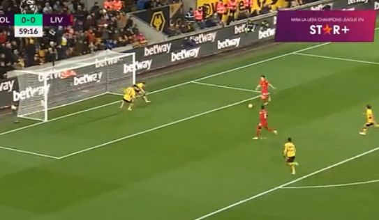 (Video) Watch incredible Diogo Jota miss as ‘keeper finds himself in no mans land
