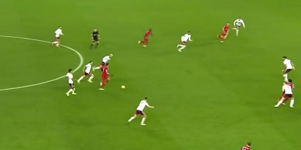 (Video) Watch as Joel Matip carries the ball out from defence, beating three men and finding Jordan Henderson on the right-wing