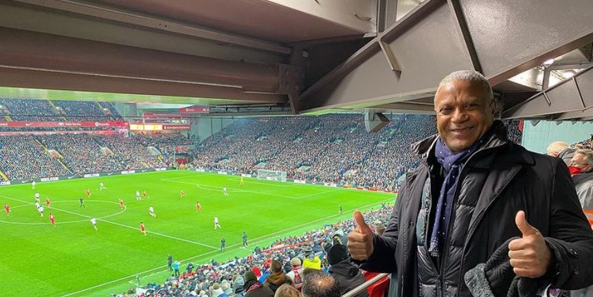 (Image) Thiago’s Dad, Mazinho, visited Anfield for the first time to watch his son be part of the team that beat Aston Villa