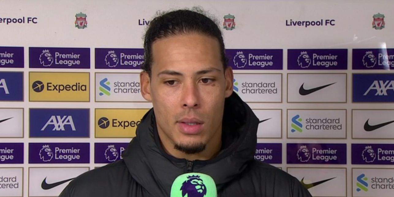 “It was what we expected” – Virgil van Dijk gave his thoughts on Aston Villa following Liverpool’s 1-0 victory