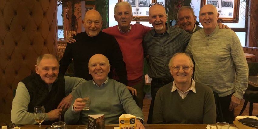 (Image) Shankly’s boys’ reunion as eight players signed in his first year at Anfield, meet up in the Shankly Hotel