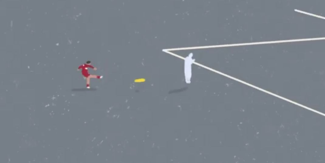 (Video) Trent Alexander-Arnold’s Newcastle United rocket brilliantly recreated in cartoon form