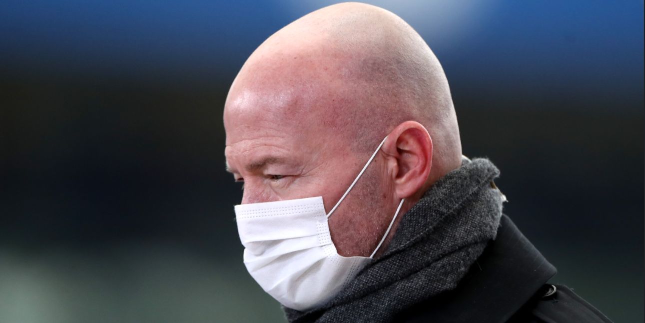 Alan Shearer’s five-word reaction to Liverpool not receiving a penalty for the foul on Diogo Jota