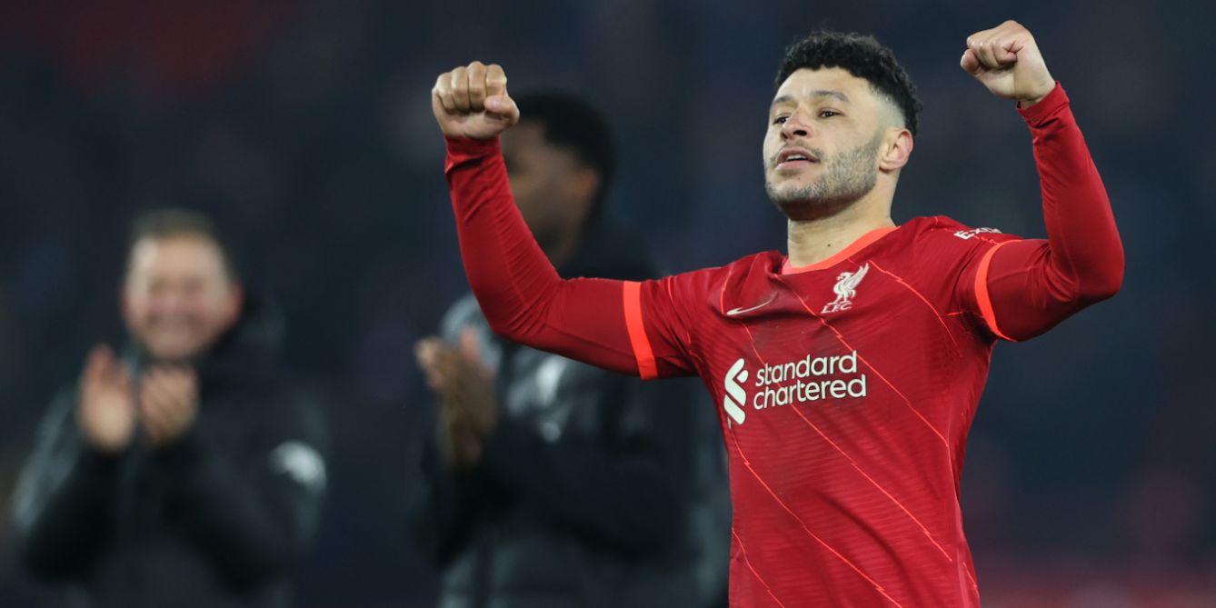 ‘Proud to be a part of this team’ – Alex Oxlade-Chamberlain was buzzing with his teammates after a famous Anfield victory