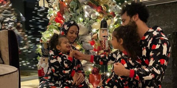 (Image) Mo Salah shares family pictures as he celebrates Christmas with his young family