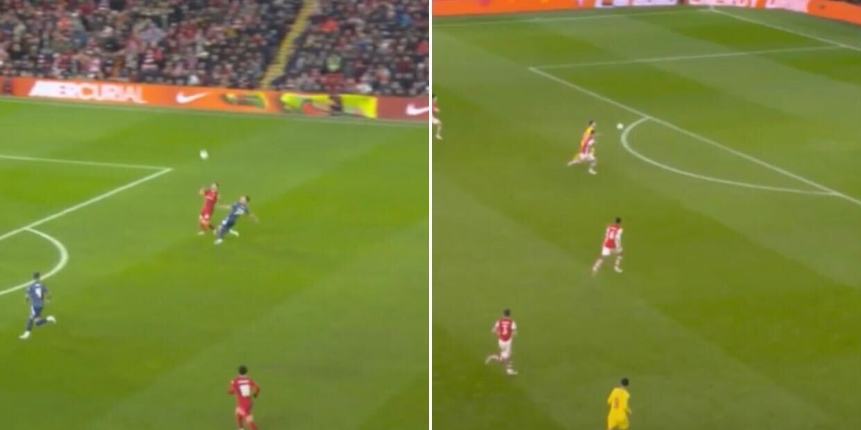(Video) Liverpool fan notices Jota had attempted superb Arsenal goal in first leg clash