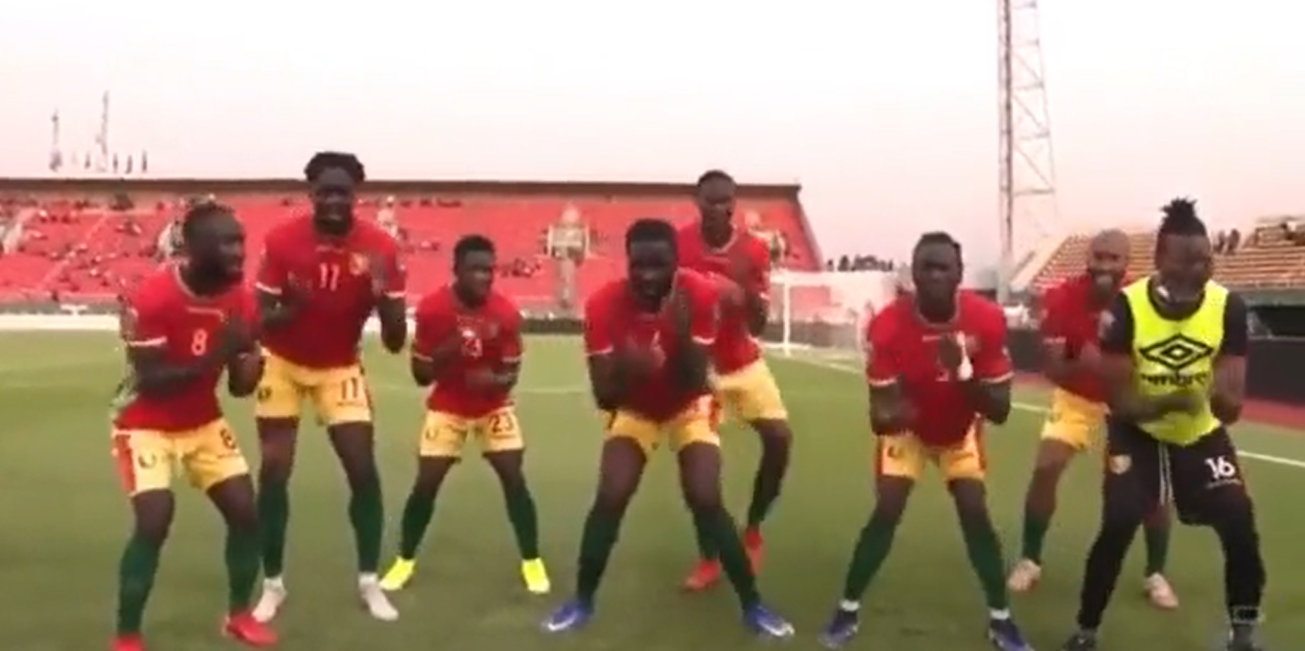 (Video) Keita hilariously cuts goal celebration short after remembering captaincy duties