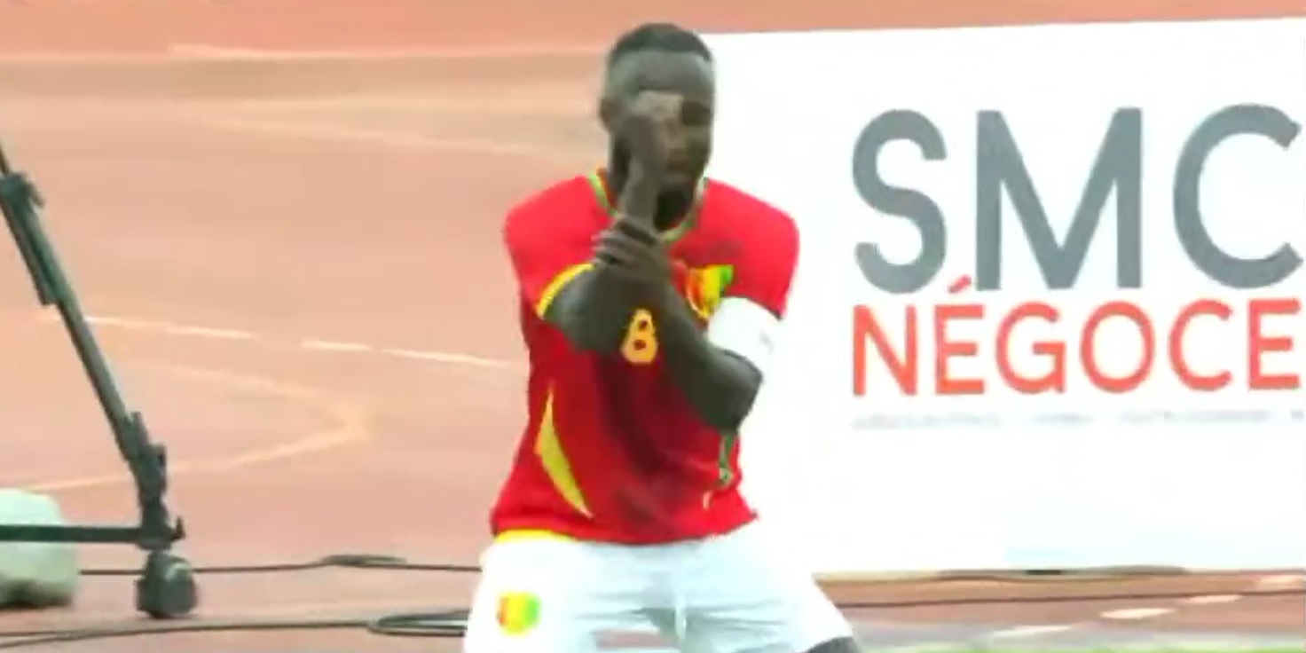 (Video) Naby Keita unveils new goal celebration after doubling the lead in Guinea friendly