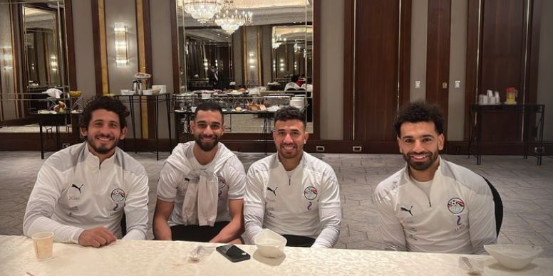 (Image) Mo Salah joins up with Egypt National Team ahead of the start of AFCON