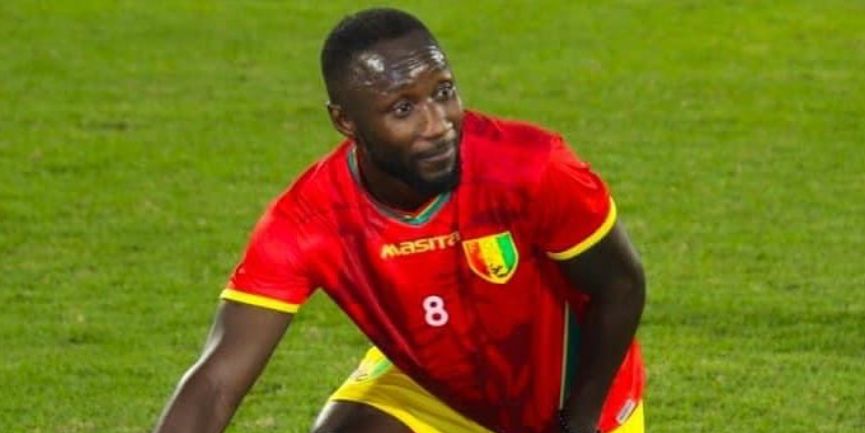 (Image) Naby Keita takes to the field for Guinea as preparations ramp up for the start for AFCON