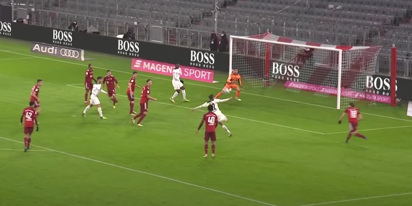 (Video) Reported Liverpool transfer target Florian Neuhaus scores brilliant volley in victory over Bayern Munich