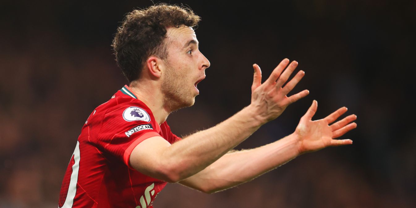 Diogo Jota sits second in top-five European leagues for an interesting off-ball statistic, which demonstrates his importance