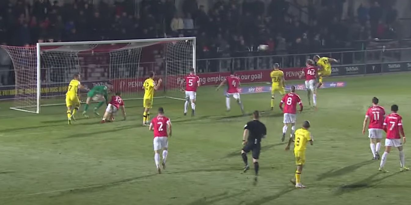 (Video) Liverpool loanee scores his fifth goal of the season against ‘Class of 92’ owned Salford City