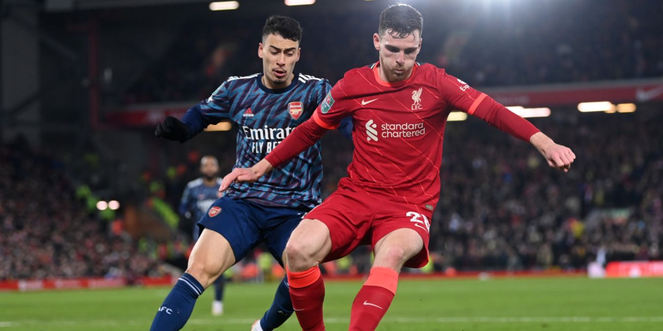 Andy Robertson’s seven-word assessment of Liverpool’s 0-0 draw with Arsenal