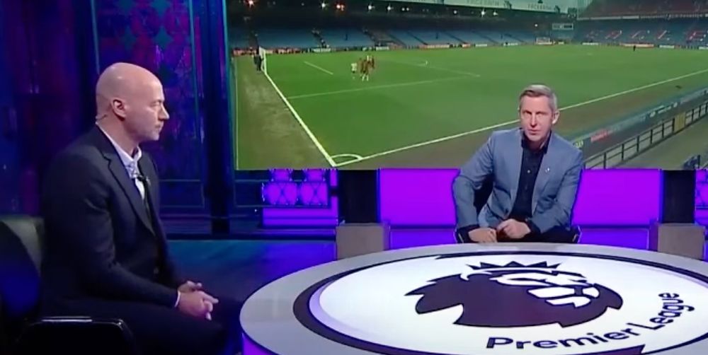 (Video) – Watch Alan Shearer fume at the ‘pathetic’ decision to award Liverpool penalty at Selhurst Park