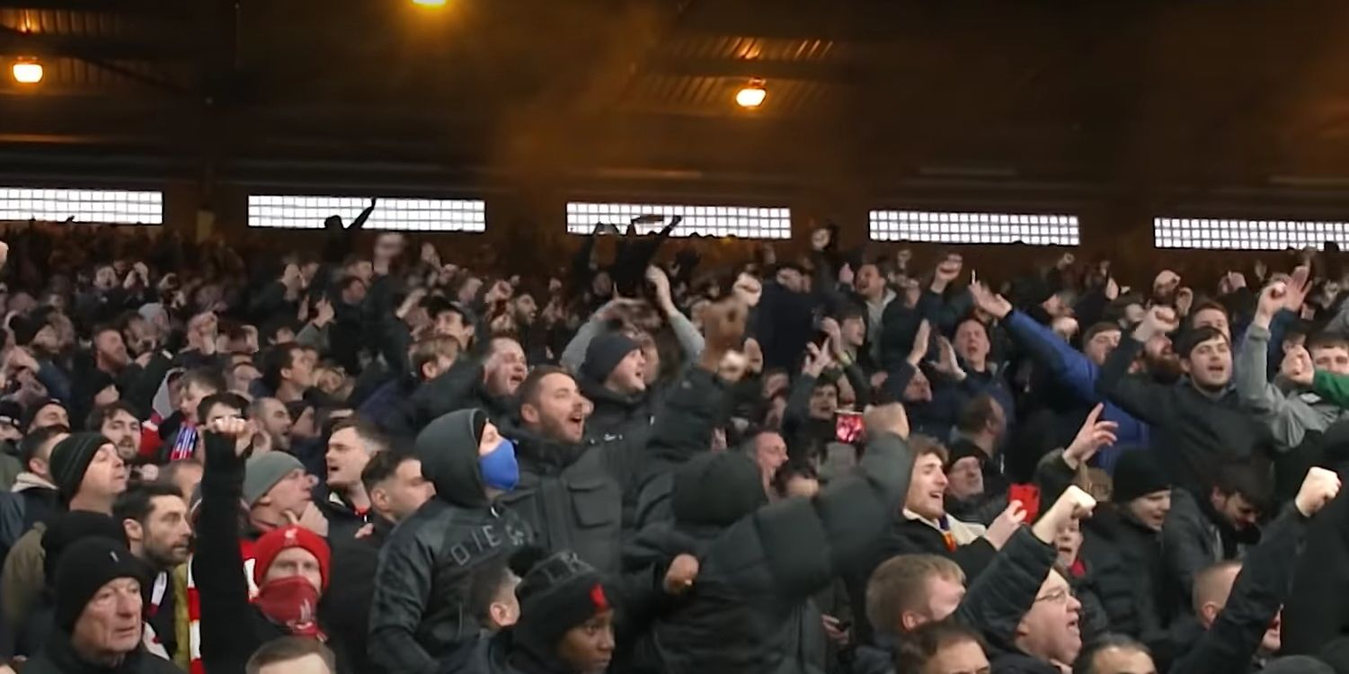 (Video) Liverpool supporters belt out the new Diogo Jota song at Selhurst Park and the away end is bouncing