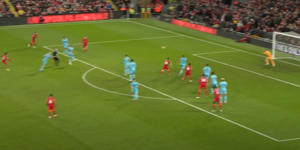 (Video) Superb Liverpool rocket beats out Minamino’s Leicester equaliser and Salah’s Merseyside derby double for goal of the month