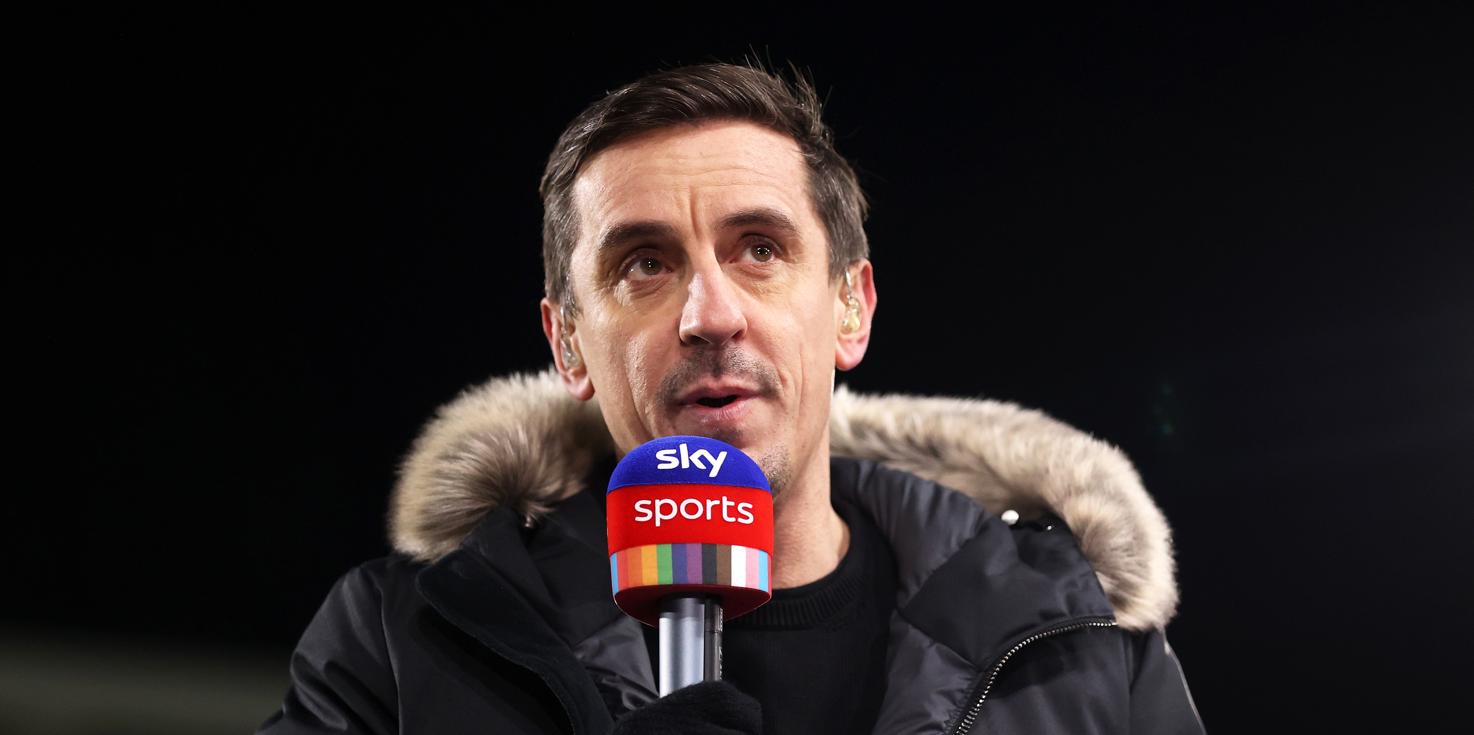 ‘It’s scary as a Man United fan’ – Gary Neville discusses Liverpool’s chances of completing an historic quadruple this season