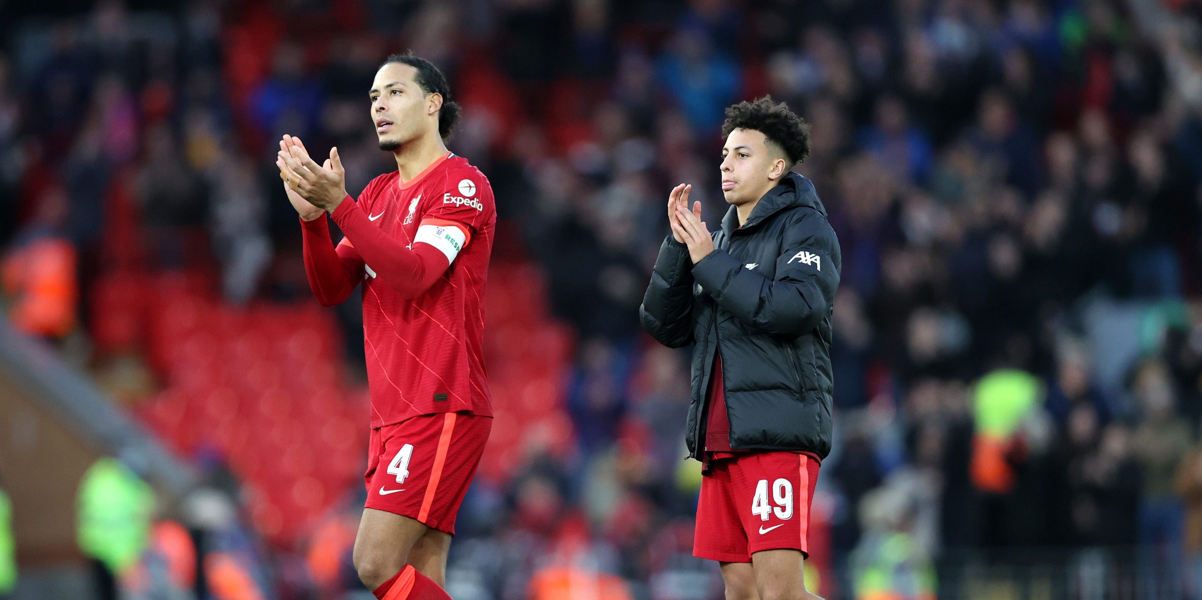 Virgil van Dijk shows he’s a gentleman with post-match gesture after Liverpool beat Shrewsbury