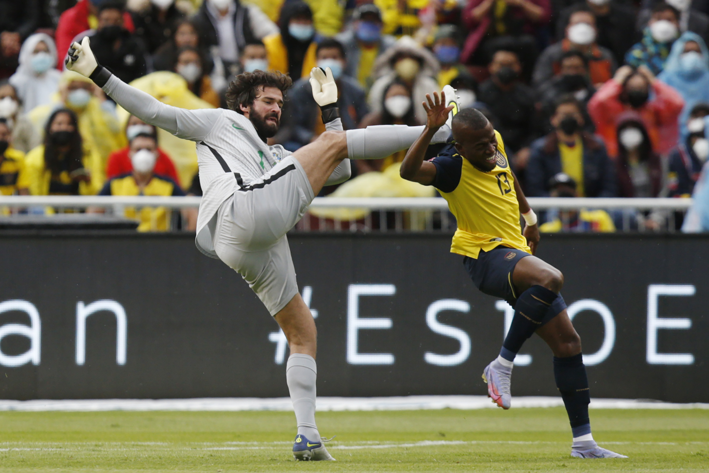 ‘First time this has happened in the history of football’ – Alisson Becker twice rescued by VAR during Brazil’s draw with Ecuador