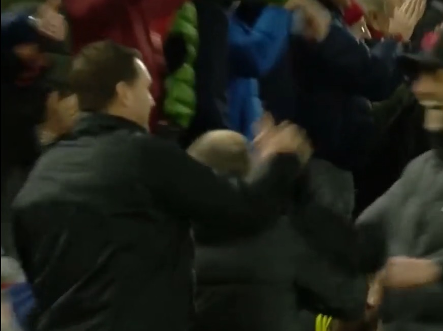 (Video) Klopp’s brilliant reaction to crazy Joel Matip goal in Leeds clash