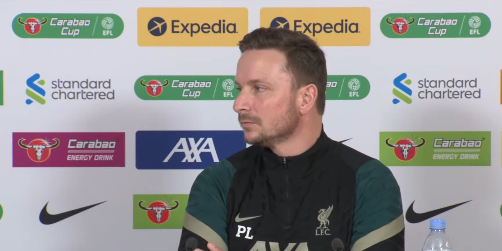 (Video) Liverpool press officer intervenes as Lijnders pressed for thoughts on Russia-Ukraine conflict