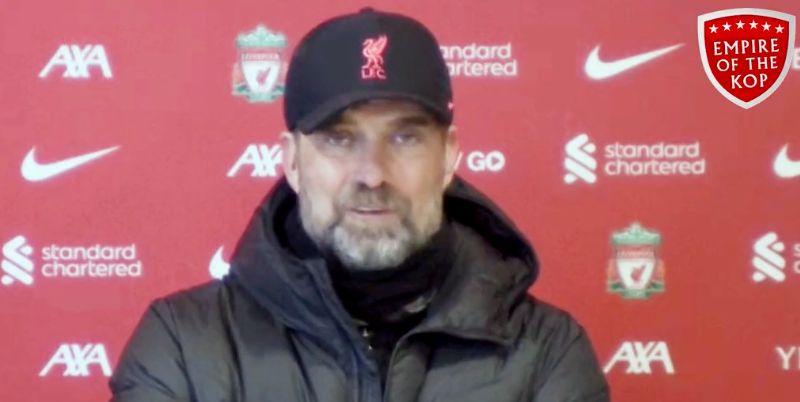 ‘So that’s the situation we’re in’ – Jurgen Klopp discusses Liverpool’s chances of catching Manchester City at the top of the Premier League