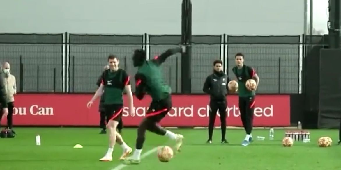 (Video) Sadio Mane’s ridiculously good turn in training as he returns from Senegal in fine form