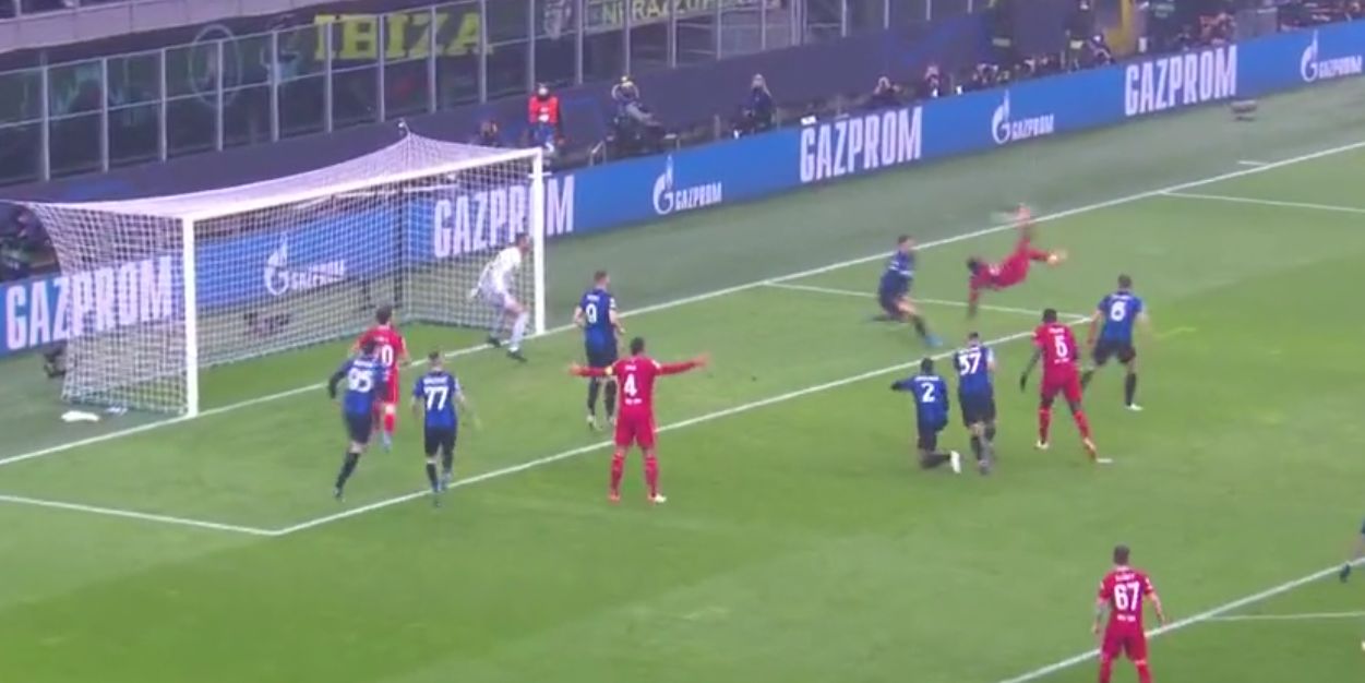 (Video) Watch Sadio Mane’s speculative San Siro overhead kick that goes narrowly wide