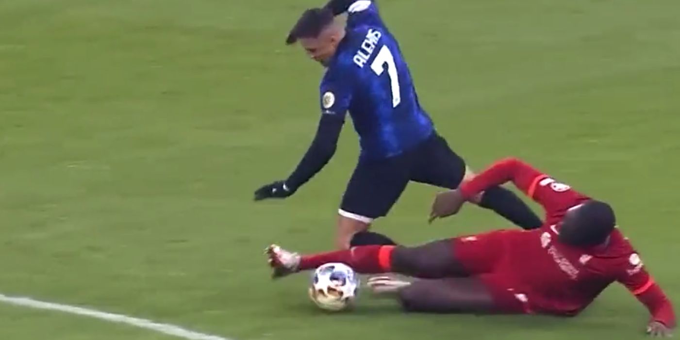(Video) Watch Ibou Konate’s perfect sliding tackle on Alexis Sanchez