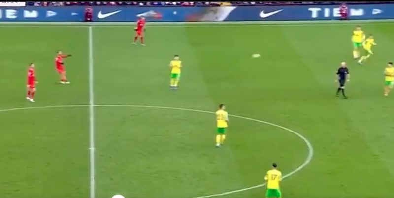 (Video) Watch Thiago Alcantara display his unreal passing ability with audacious 40-yard ping to Mo Salah