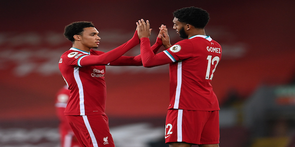 Trent Alexander-Arnold full of praise for ‘top-quality’ teammate that returned to Liverpool’s Premier League starting XI on Saturday for the first time since November 2020
