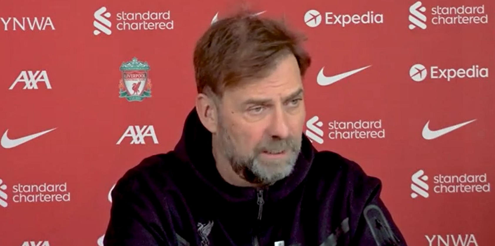 Klopp shares ‘really weird’ response to title race query as Liverpool have chance to close in on Man City