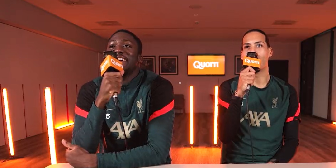 (Video) Konate can’t believe ‘impossible’ Salah goal whilst watching back old Liverpool game