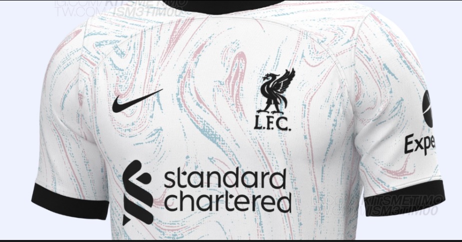 (Image) Liverpool’s leaked Nike away kit for 2022/23 campaign features intriguing psychedelic design